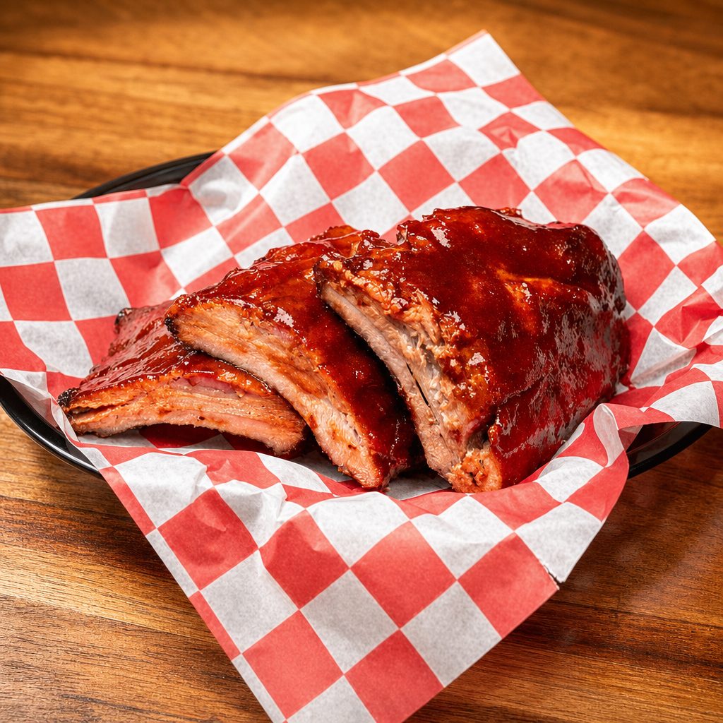 Half Slab Bbq Ribs.