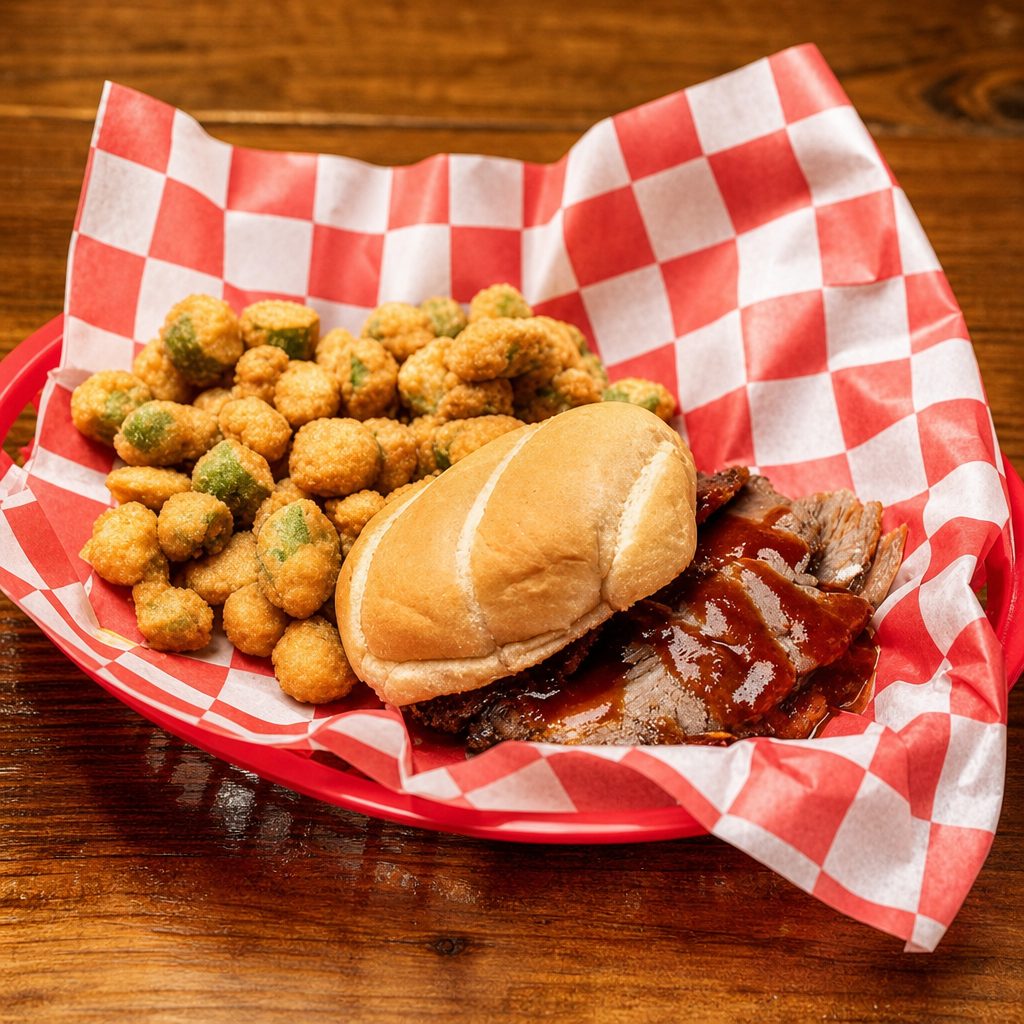 Bbq Beef Brisket Sandwich.